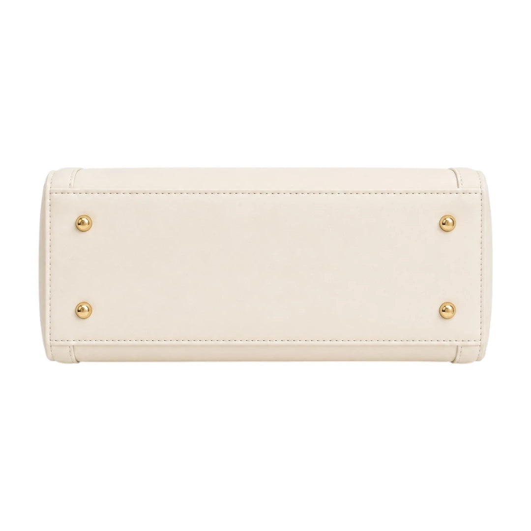 Aveora Ivory Grace Structured Handbag – Elegant Everyday Carry