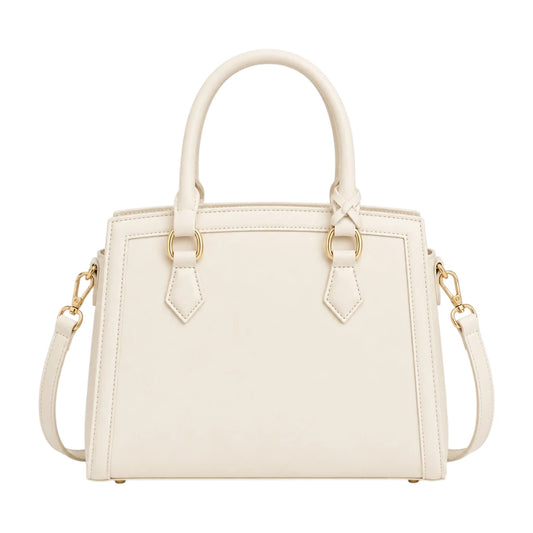 Aveora Ivory Grace Structured Handbag – Elegant Everyday Carry