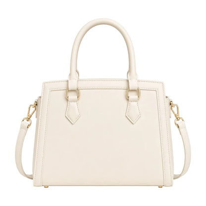 Aveora Ivory Grace Structured Handbag – Elegant Everyday Carry