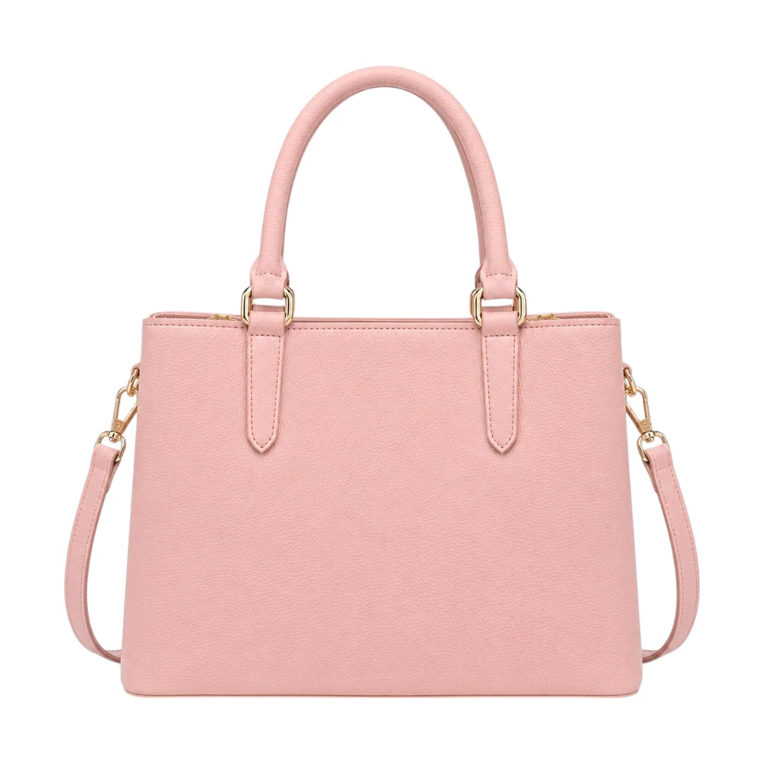 Aveora Pink Rosalie Belt Structured Handbag 