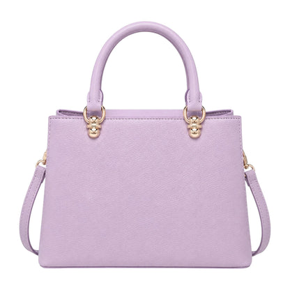 Aveora — Lavender Floral Structured Handbag